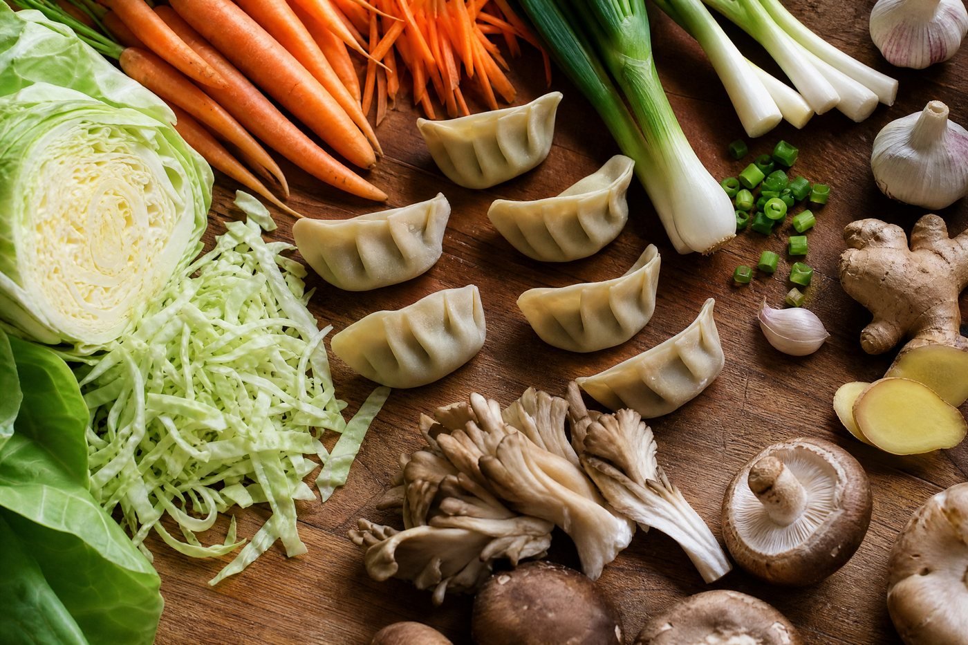 Gyoza de Legumes Gyozen em Tanabi